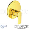 Ideal Standard Connect Air Concept Air Built-In Brushed Gold Mixer Spare Parts